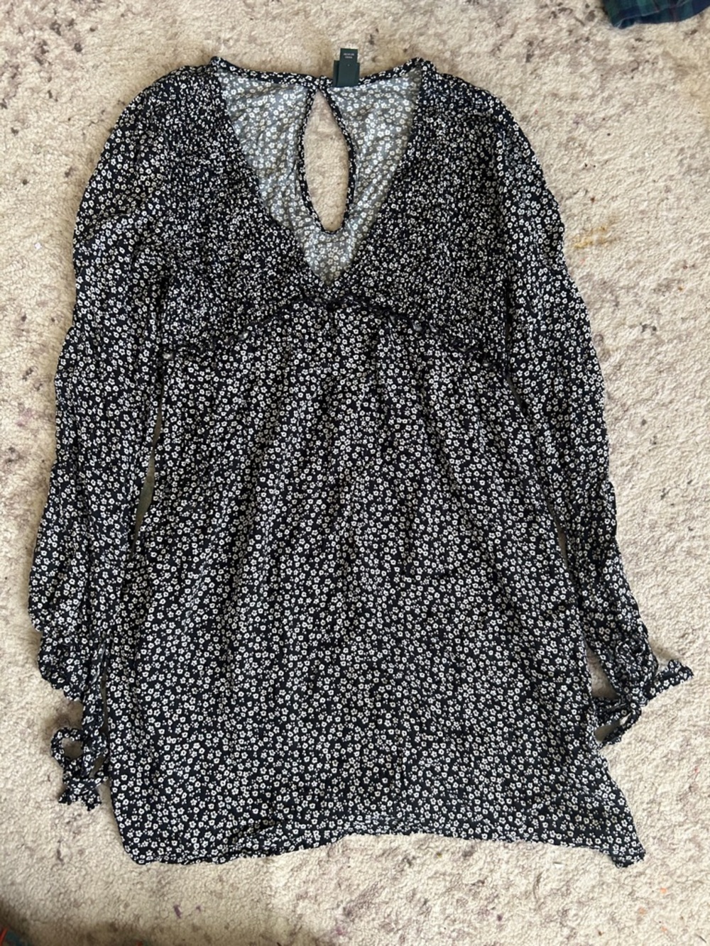 Wild Fable Dress XS Black & White Floral